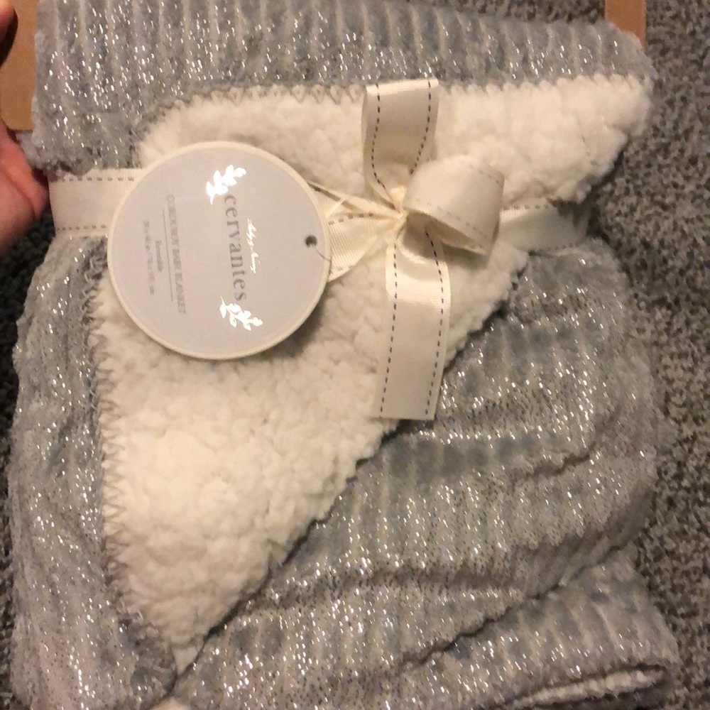 Corduroy baby blanket